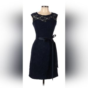 Womens cocktail dress, size 10, navy blue,